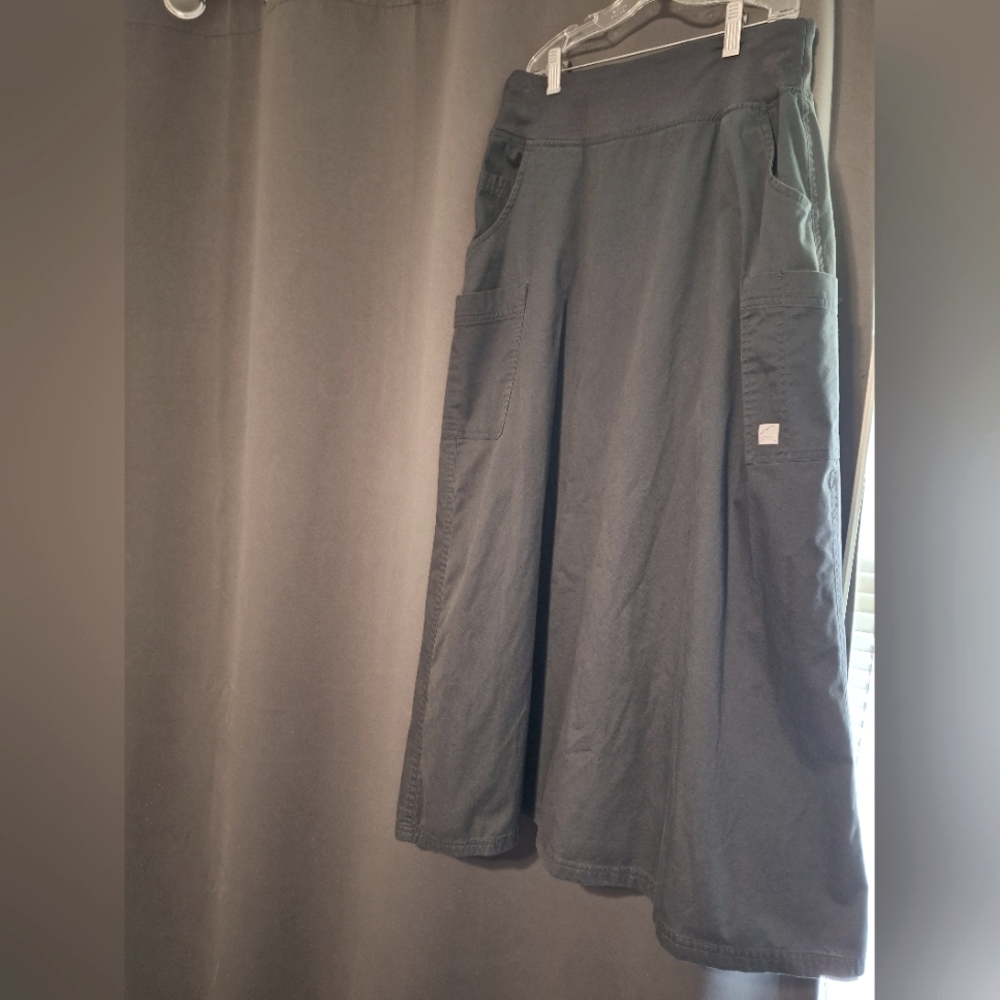 Maxi gray scrub skirt